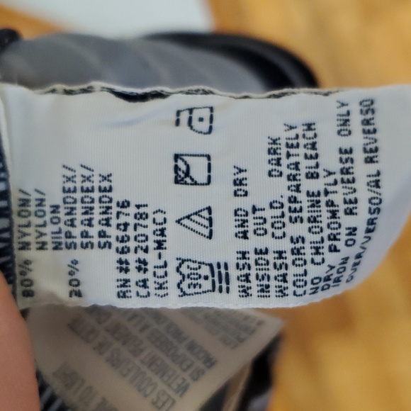 Tommy Hilfiger Womans Stretch Navy Striped Sleeveless Racerback Dress Size M - Picture 11 of 12